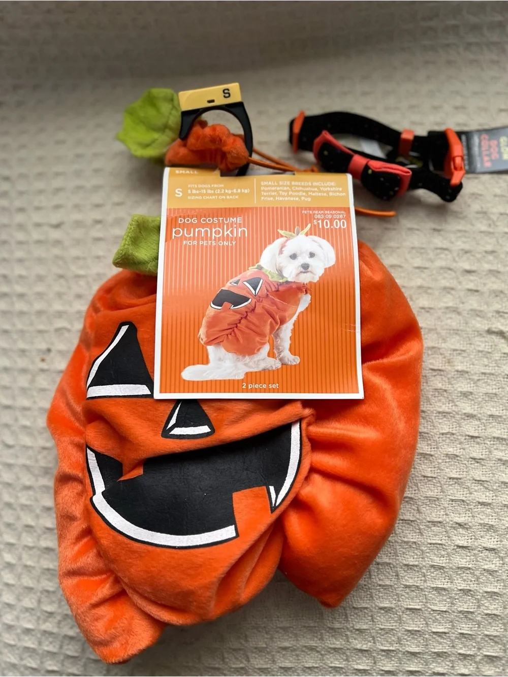 Pumpkin Dog Costume Orange - Brand: